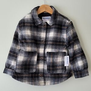 Old Navy Kids Plaid Shacket/Coat | 4T | New